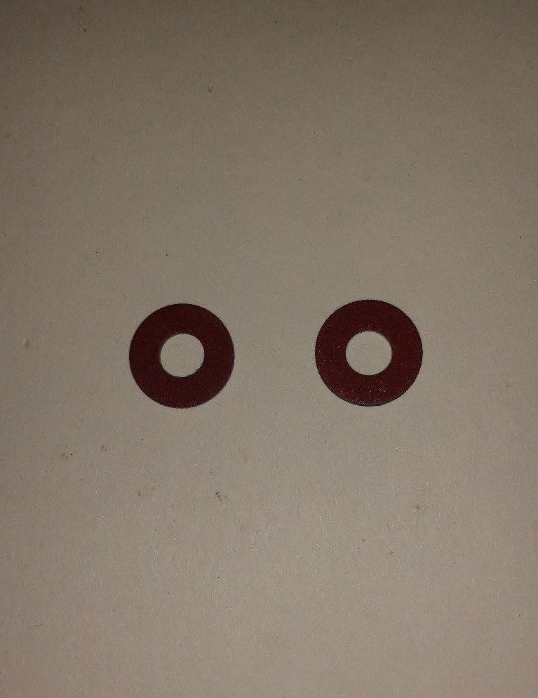 Curtis Industries Machine Key Clamp Fiber Washer (4) 42002 1/4 ID X 5/8 OD