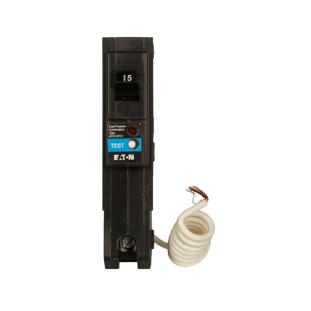Eaton BRLAFGF115CS Dual Purpose Arc/Ground Fault 1 P 15A 120V
