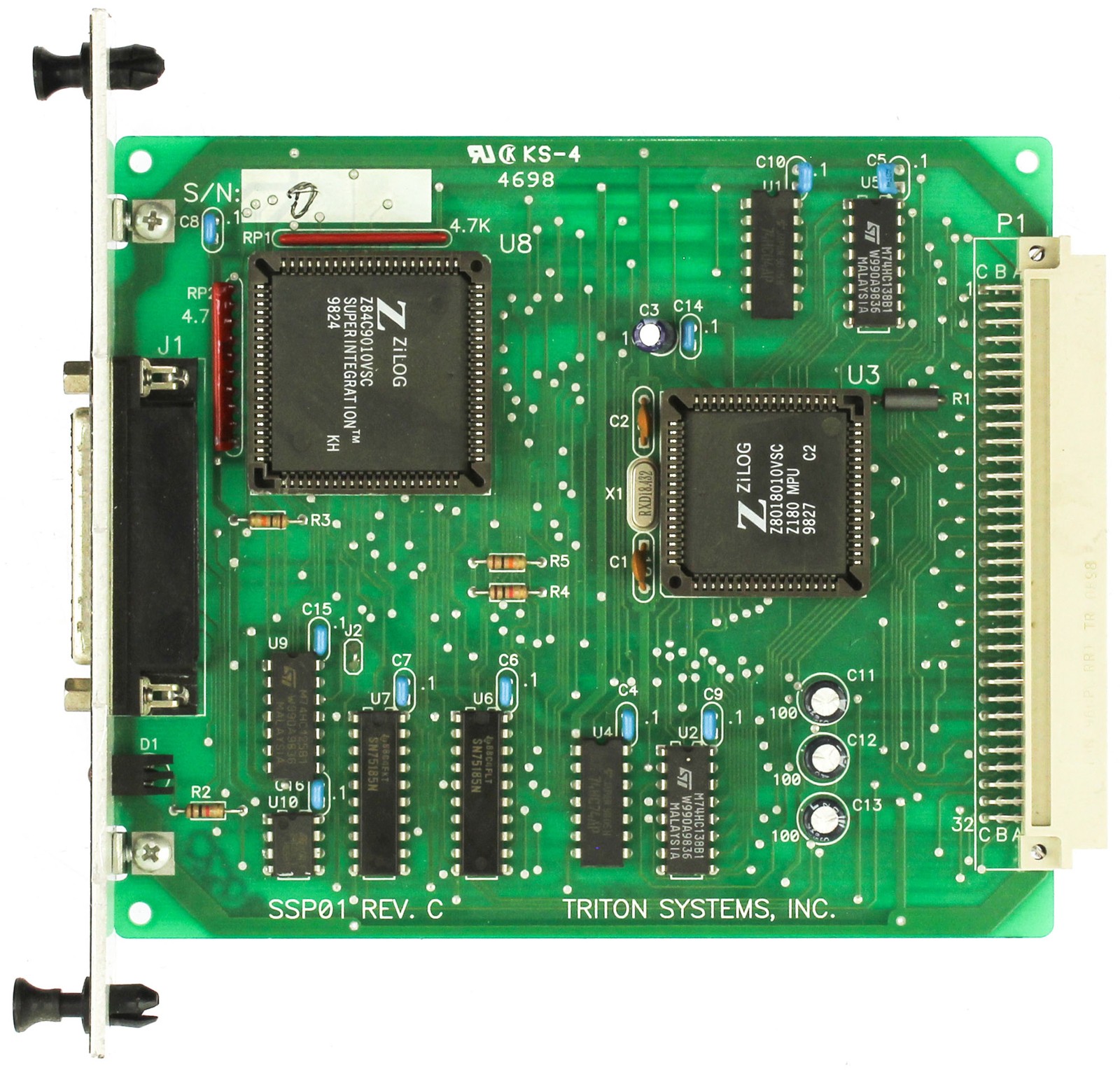 Triton ATM SSP01 CPU Controller Module Circuit Board