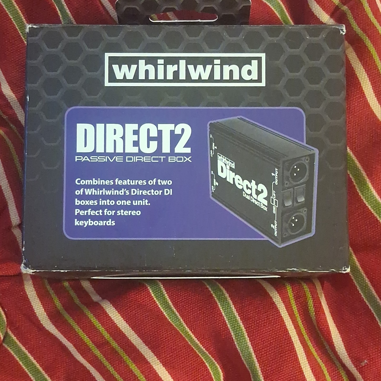 Whirlwind DIRECT2 Passive Direct Box DI, Model DIRECT2 MPN DIRECT2