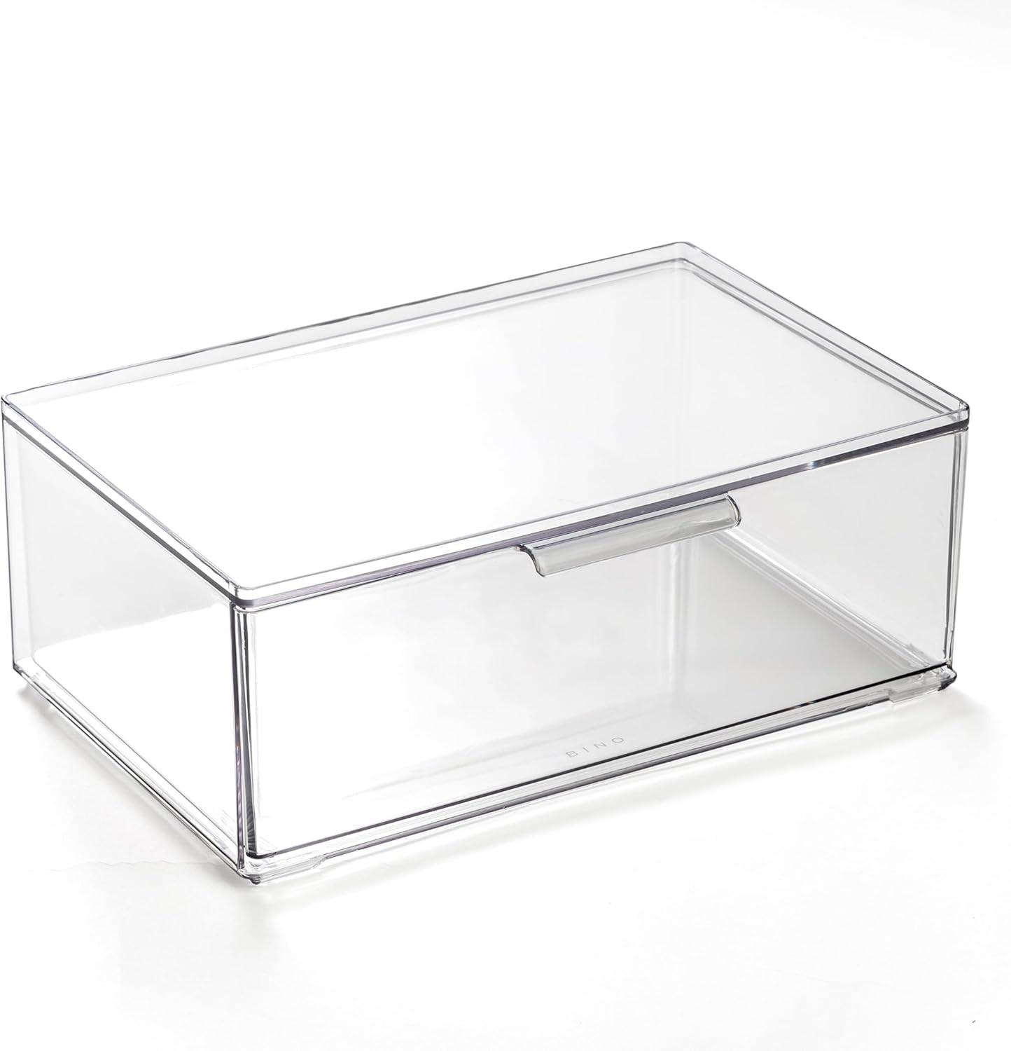 | Clear Stackable Storage Drawers Small - 3 Pack | Clear Storage Drawers with