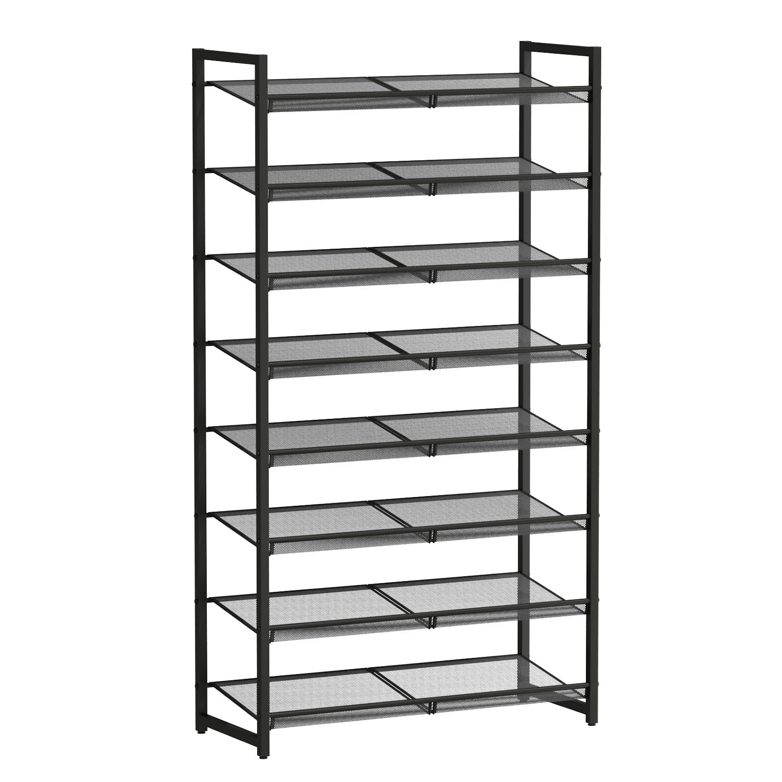 Shoe Rack, 8-Tier Metal Shoe Organizer, Tall Shoe Rack for Closet,entryway,Ga...