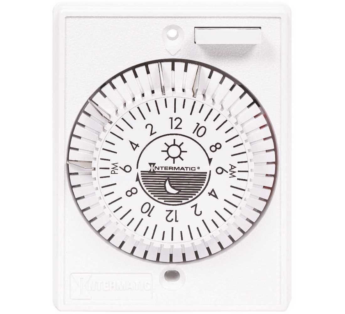 1,440-Watt 125-Volt 24-Hour Indoor Mechanical In-Wall Timer, White