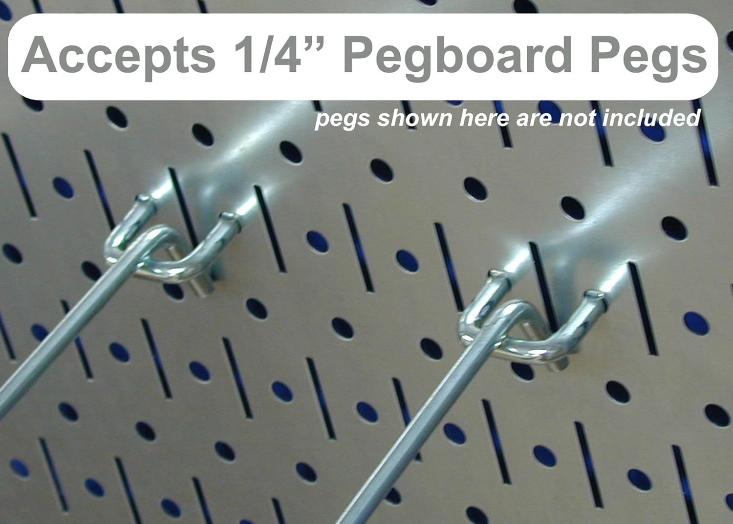 Powder-Coated White Pegboard Panels for Efficient Garage Tool Storage & Display