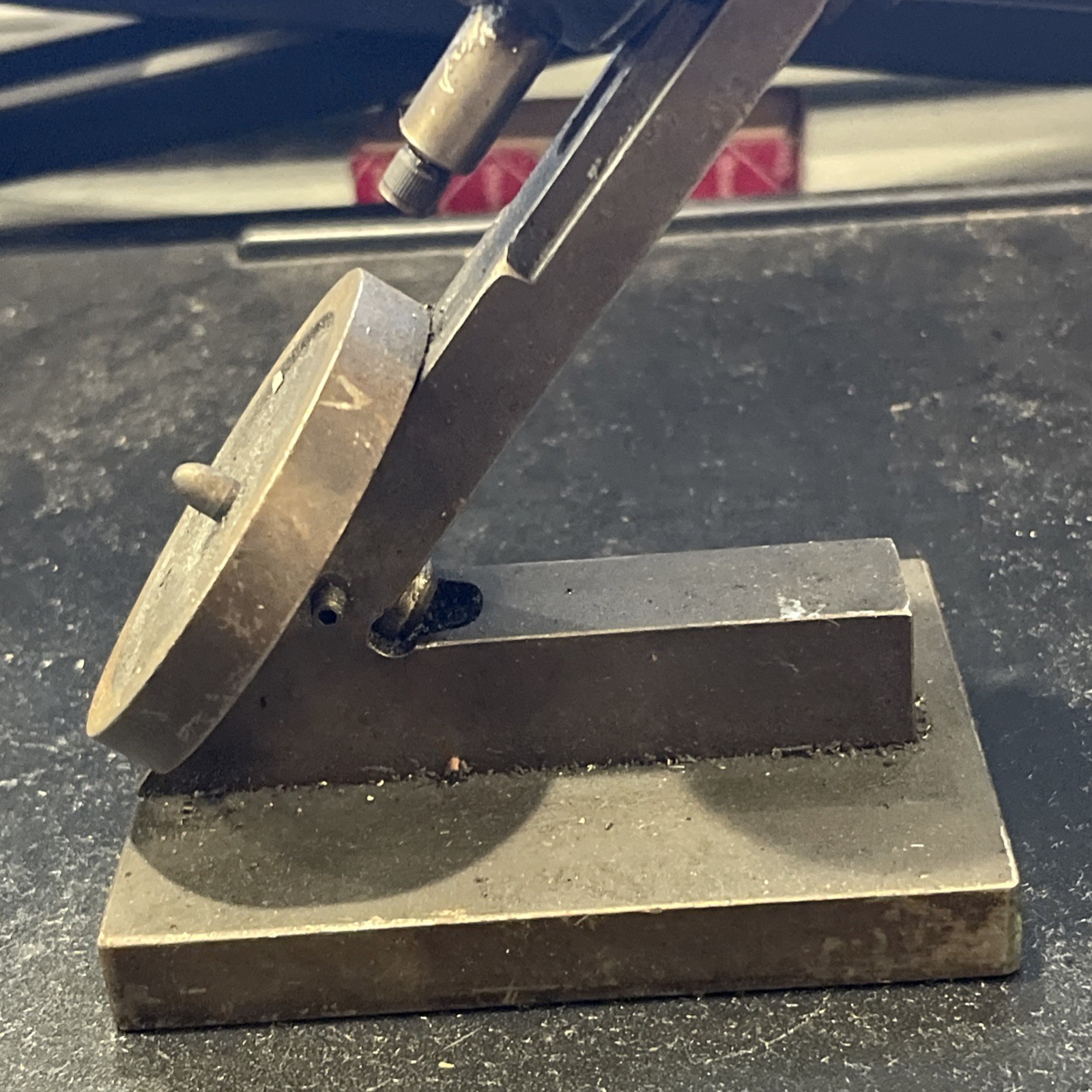 VINTAGE TUMICO DIAL INDICATOR COMPARATOR STAND
