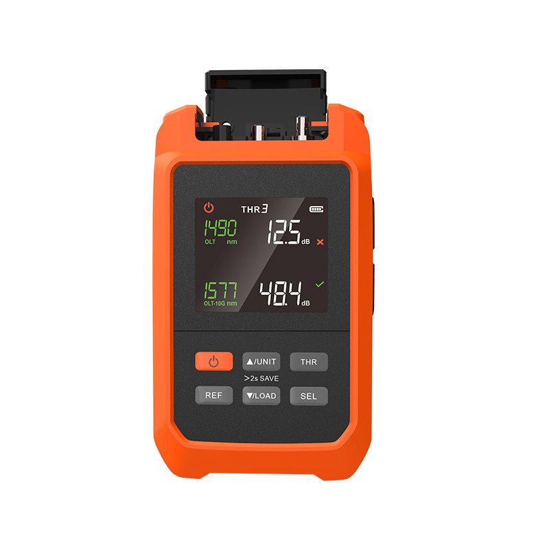 10G PON Optical Power Meter OPM VFL 30mW Tester Machine 1490nm 1577nm FC SC ST