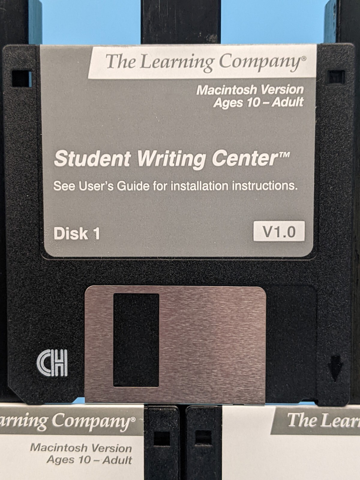 Student Writing Center Version 1.0: 3.5” Disk Software / Vintage Macintosh 1995