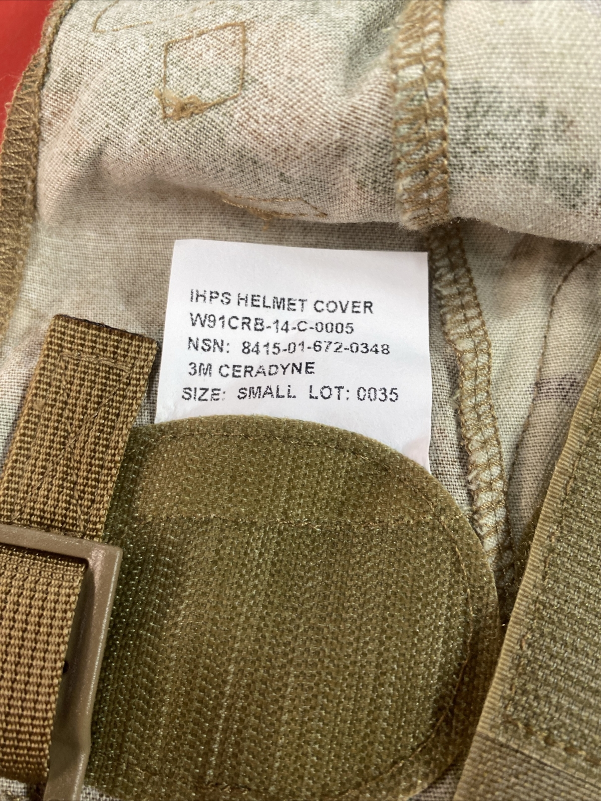 IHPS HELMET COVER MULTICAM - USGI SMALL