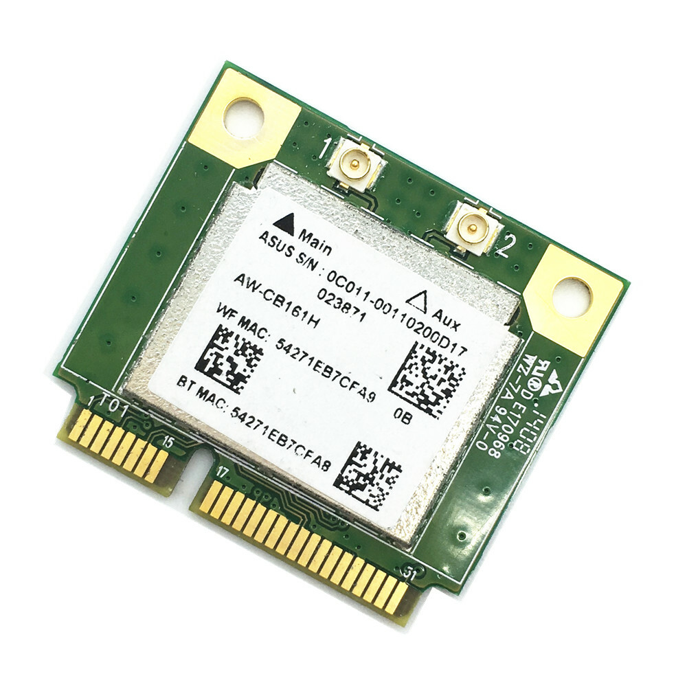 Realtek RTL8821AE 802.11ac WiFi+Bluetooth 4.0 2.4/5.0GHz MINI PCI-E Card 433Mbps