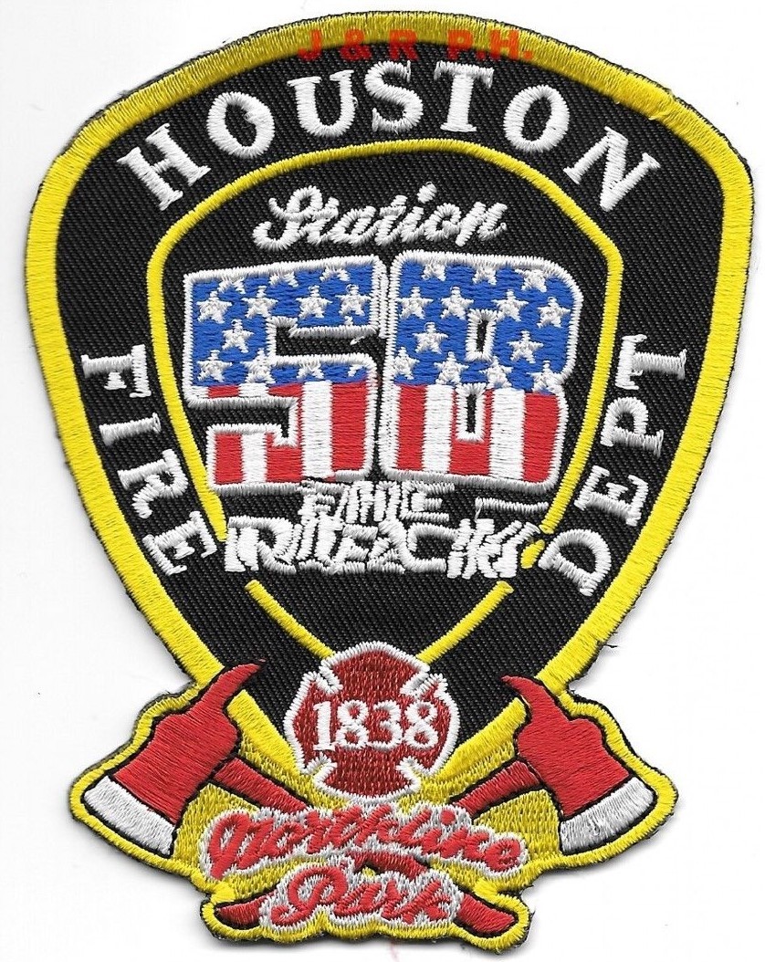 Houston Station - 58  "Northline Park", Texas (3.5" x 4.5")  fire patch