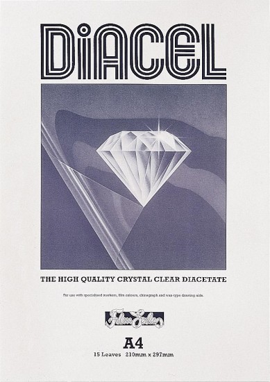 Diacel Crystal Clear Diacetate Film Pad - A3