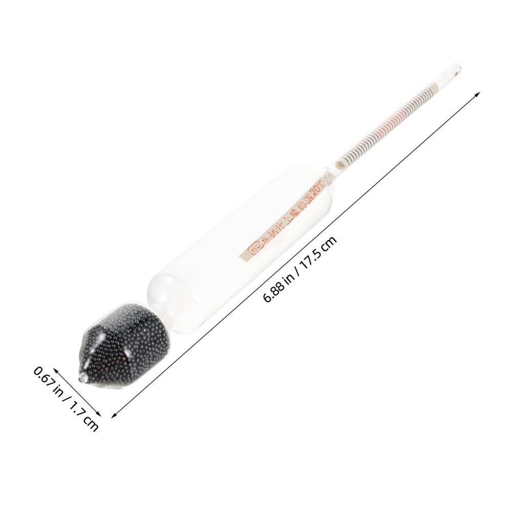 4 Pcs Dairy Density Meter Kitchen Supply Laboratory Testing Hydrometer
