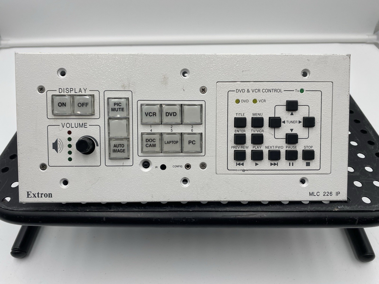 Extron MLC 226 IP MediaLink Controller Panel w/ DVD & VCR Control