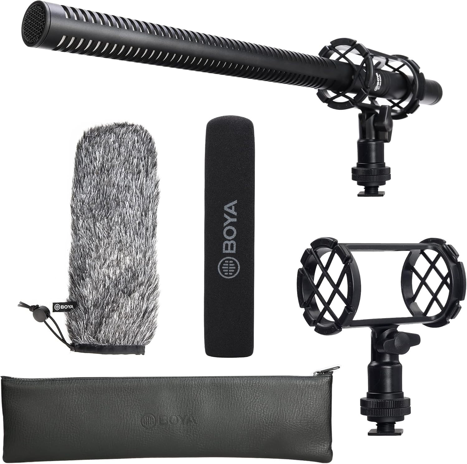 BOYA BY-BM6060L External Shotgun Microphone for Camera DSLR,Super-Cardioid Mic