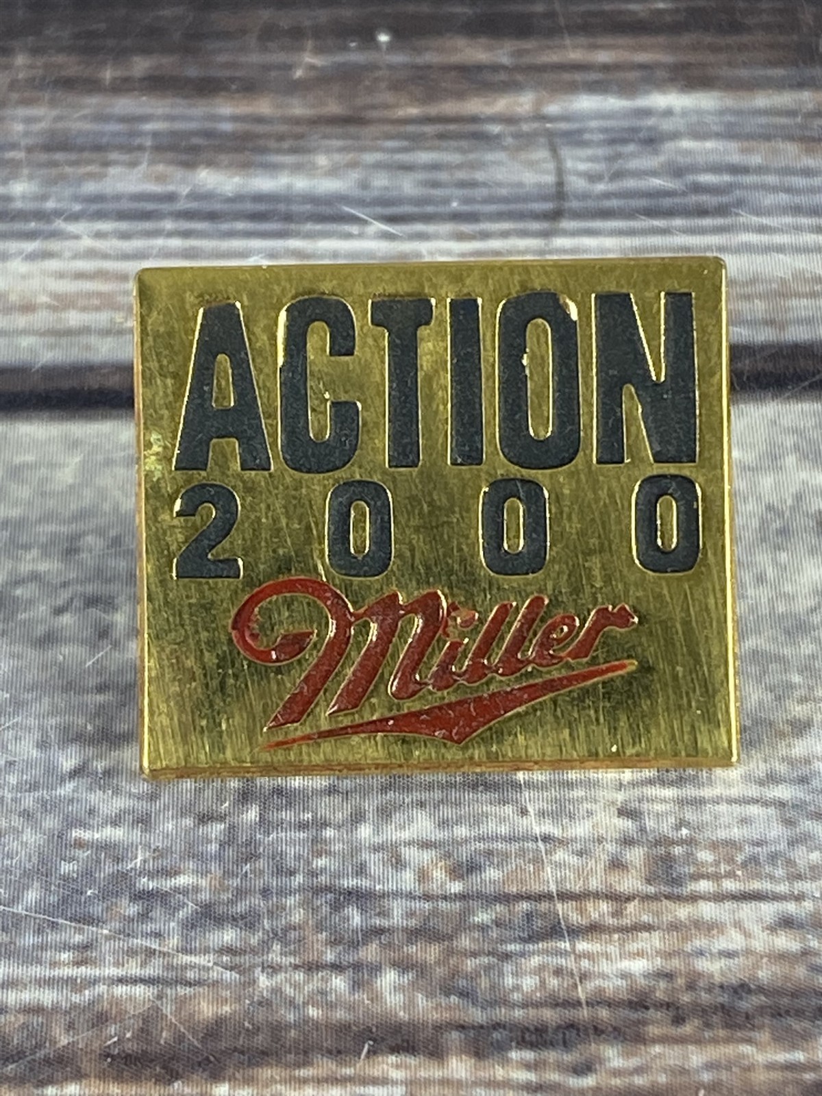 Miller Racing Action 2000 Lapel Pin Tie Tack - Rare