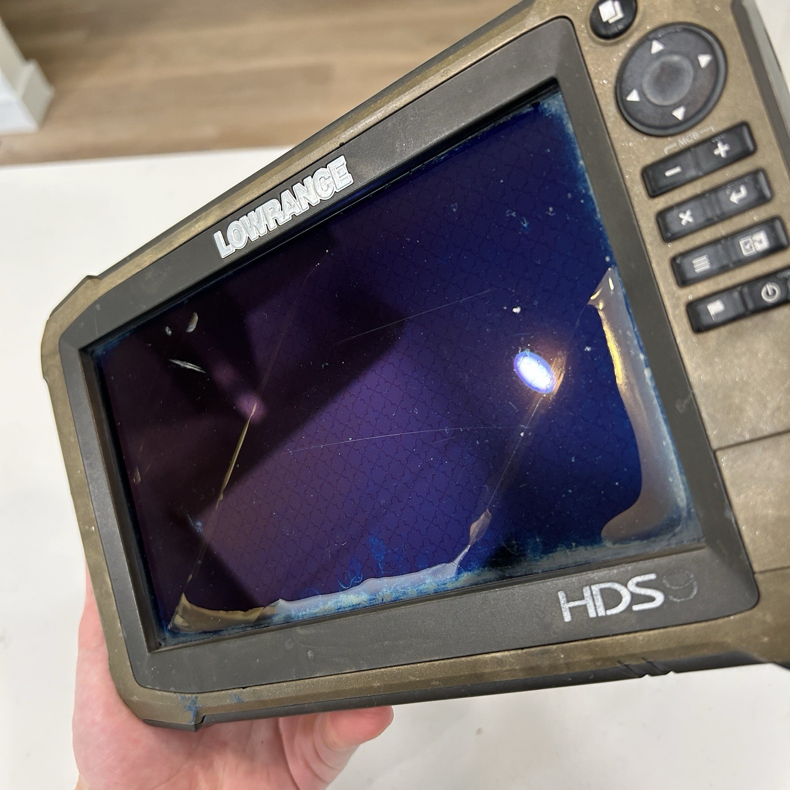 Lowrance HDS 9 Gen 3 Fishfinder GPS Head Unit Tested Working