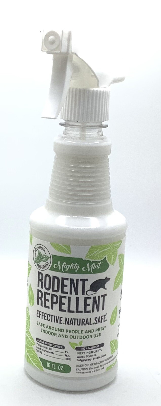 Mighty Mint Peppermint Oil Rodent Spray Mice Rats Indoor Outdoor Home Safe 16Oz