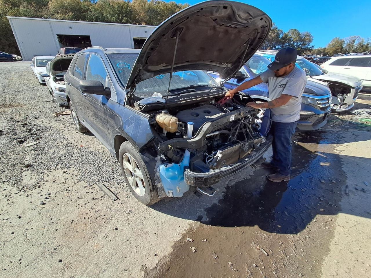 Passenger Air Bag Front Passenger Knee Fits 15-24 EDGE 4865336