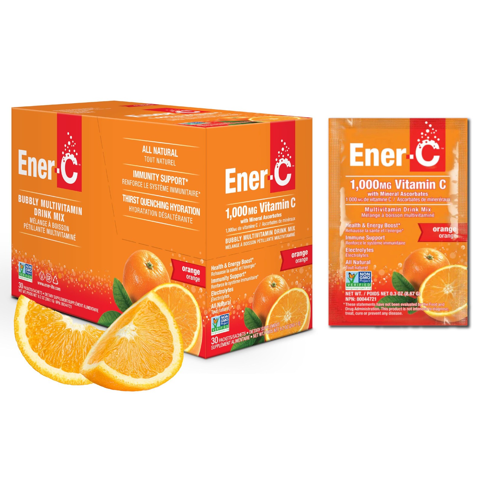 3/28 Ener-C Multivitamin Drink Mix - Vitamin Packets for Water, Electrolytes Pow