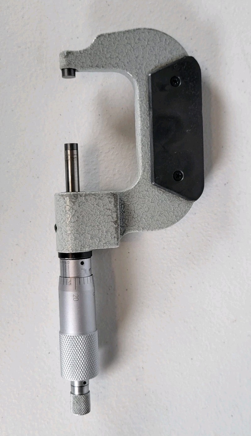 Fowler 1-2" Outside Digit Counter Micrometer 0.0001" Precision Tool