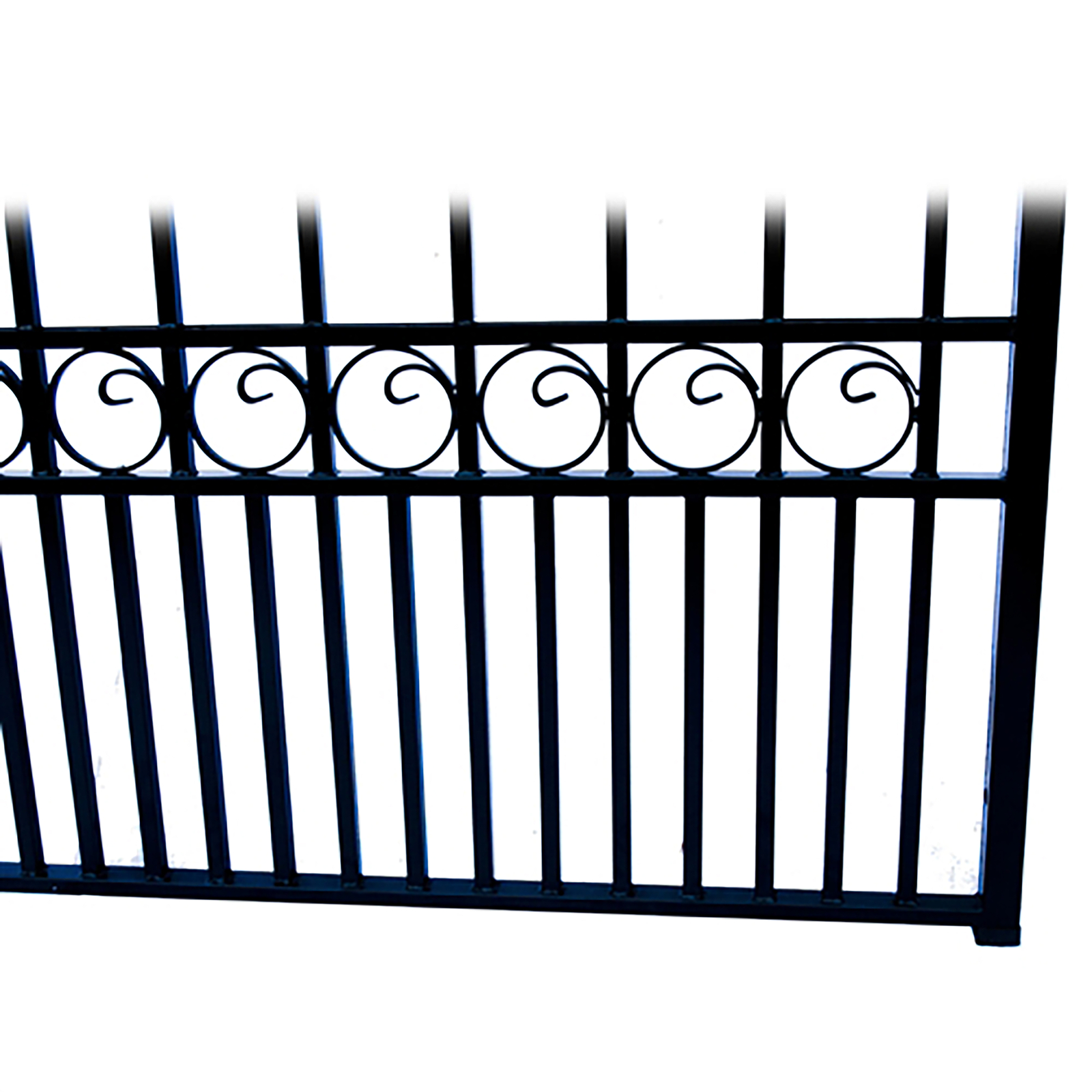 ALEKO London Style Ornamental Steel Single Sliding 14' Driveway Gate