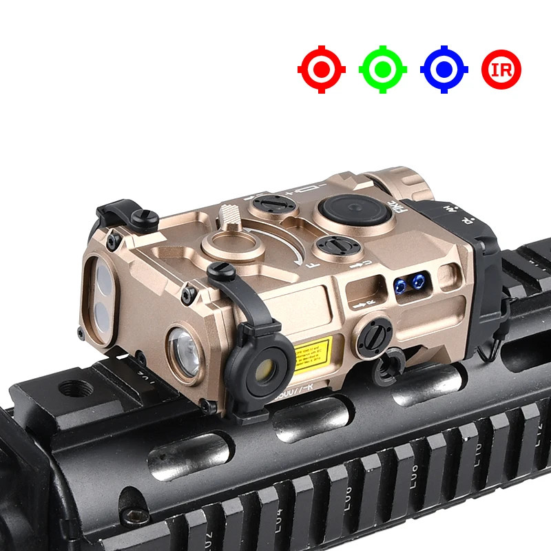 Tactical Metal OGL Red Green Blue IR Laser Flashlight Strobe Airsoft Hunting OGL