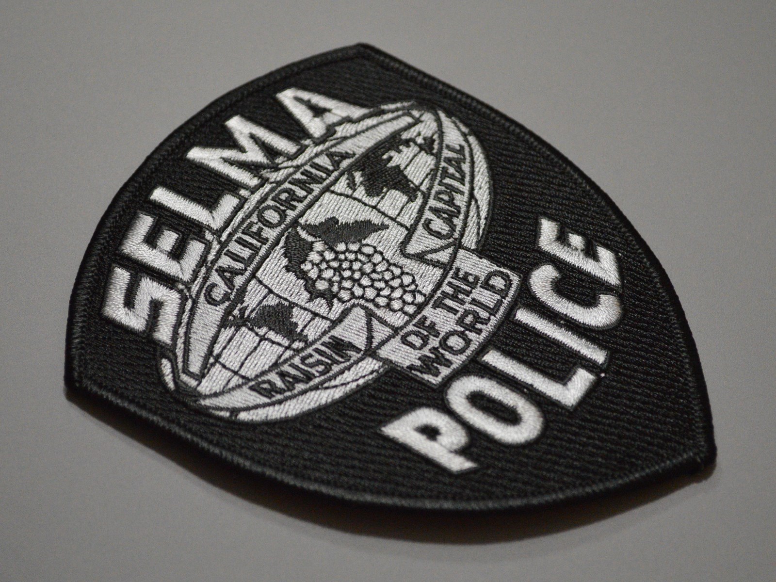 Selma California Police Subdued version Patch ++ c/s Mint Fresno County CA HTF