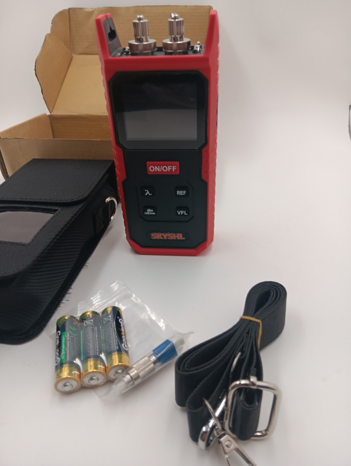 SKYSHL SS101PVA 800nm~1700nm  -70~+8dBm and -50~ +26dbm Portable FTTH Optical Fi