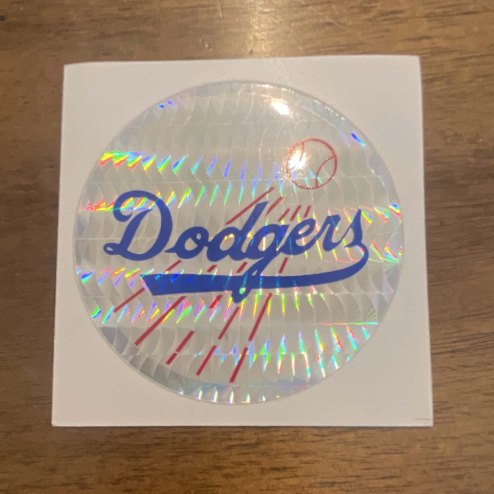 Los Angeles Dodgers Vintage Baseball Sticker Collectible Memorabilia