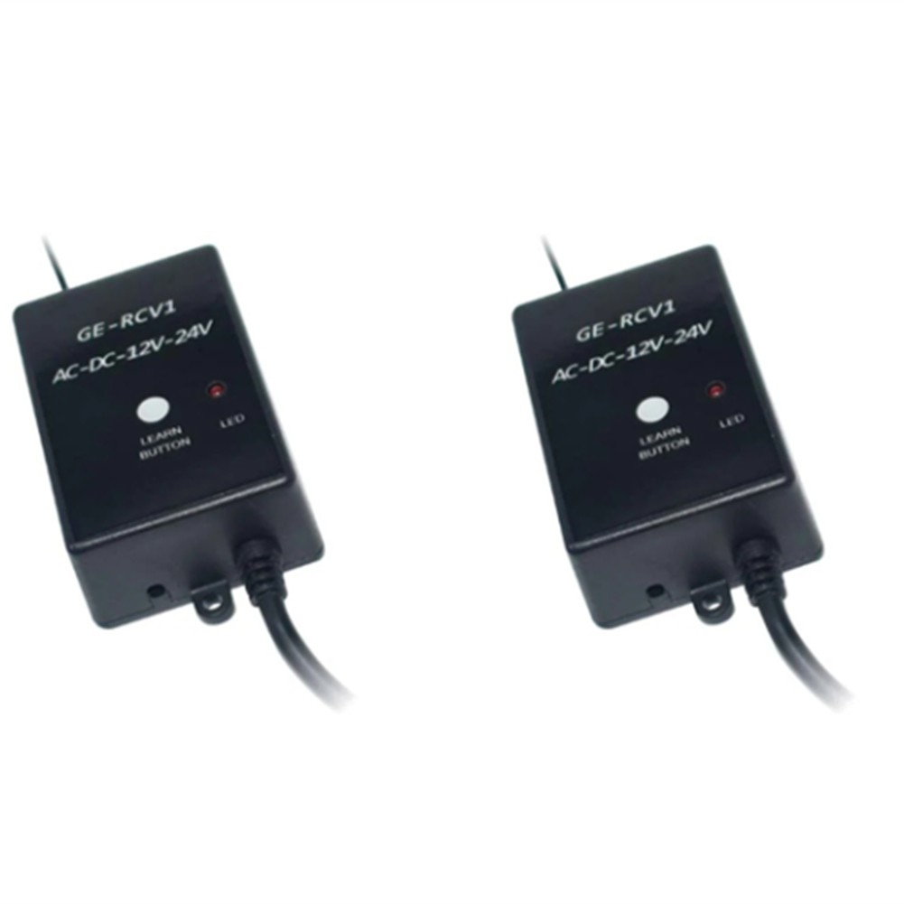 2 Pack - RCV1 Receiver 433.92MHz DC/AC 12V/24V for -Garage Door-Fer5955