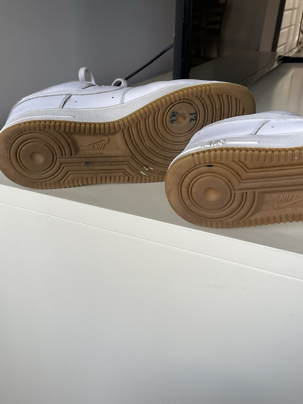 Nike Air Force 1 07 Low White Gum Light Brown DJ2739-100 Men's 10.5