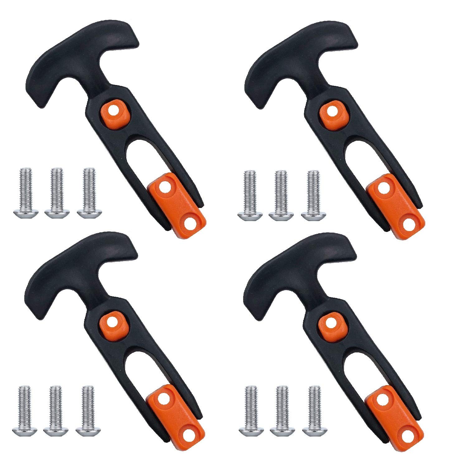 2 PCS Cooler Latch Replacements Durable Cooler Lid Latches (Orange)