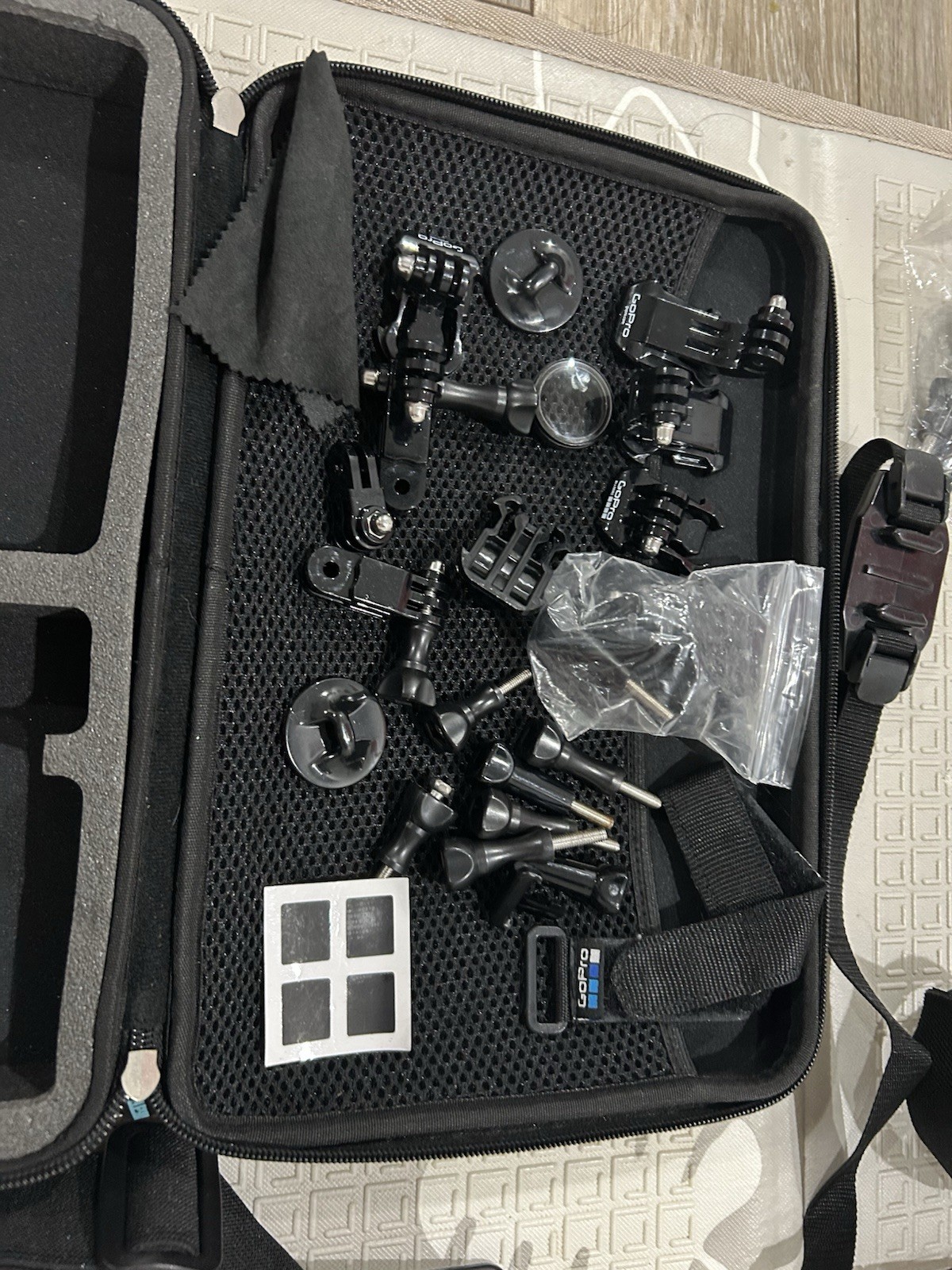 GoPro HERO 3+Action Camera Accessory Kit Bundle w/ Mounts, Straps & Carry Case