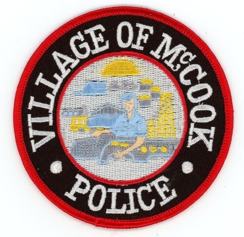 ILLINOIS IL MCCOOK POLICE NICE SHOULDER PATCH SHERIFF