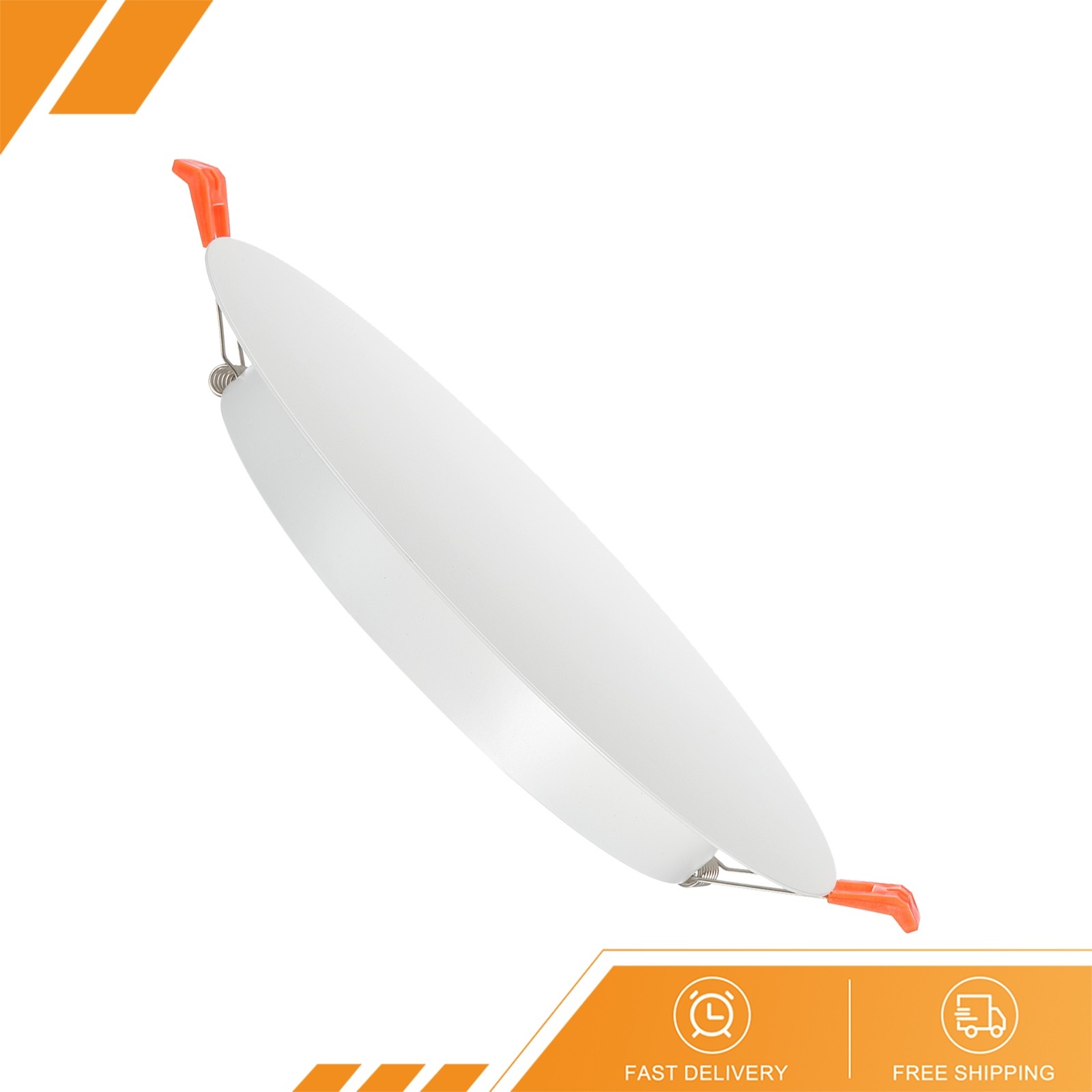 8.3" Metal Ceiling Cover Plate Suitable for 6.3-7.9" Round Hole White