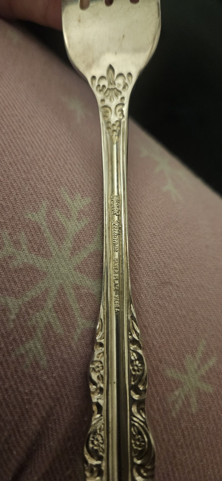 Vintage Ecko Eterna Lilliane Silverplate Korea Silverware 20pc