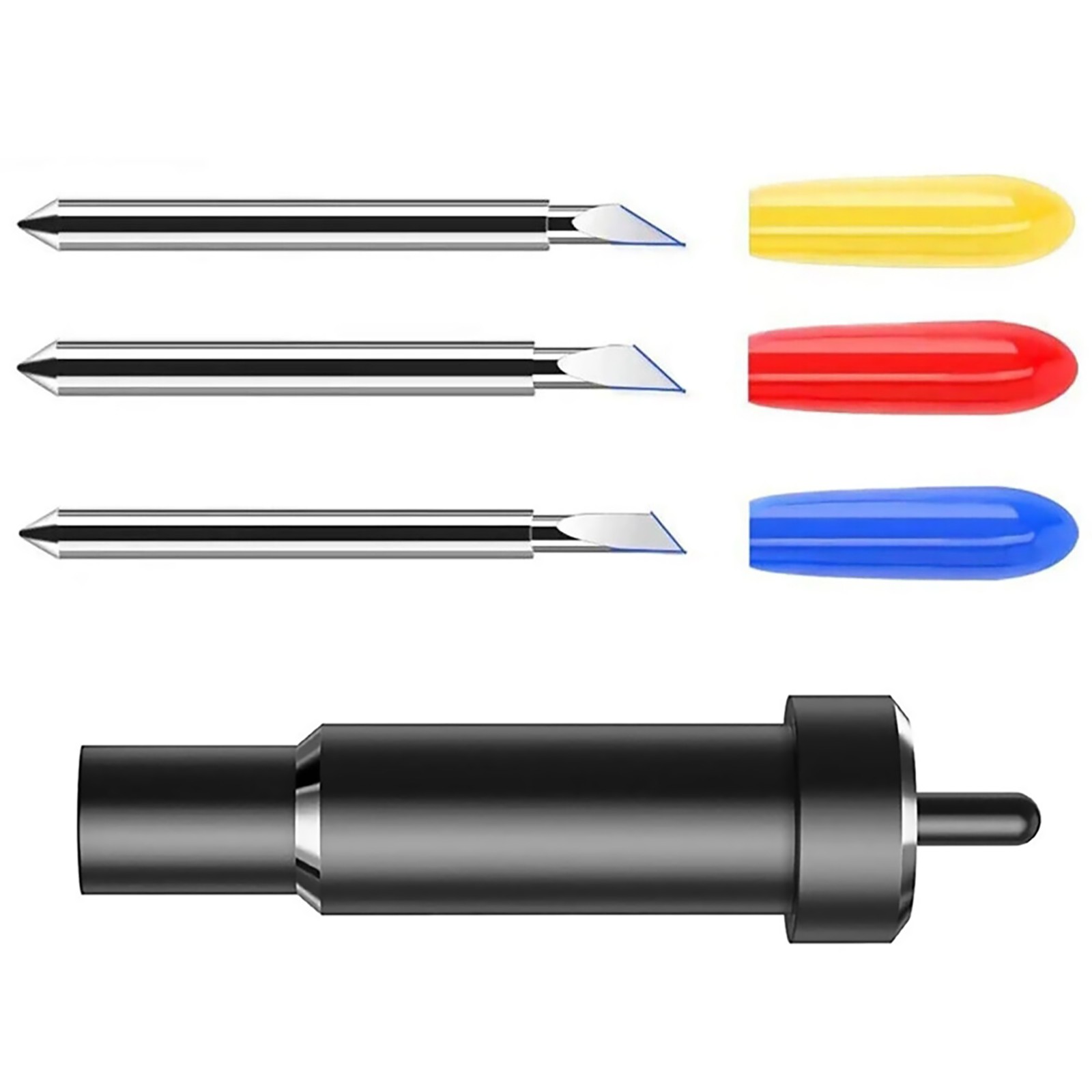 4pc/set Alloy 30/45/60° Deep Wheel w/Housing Holder for Cricut Explore