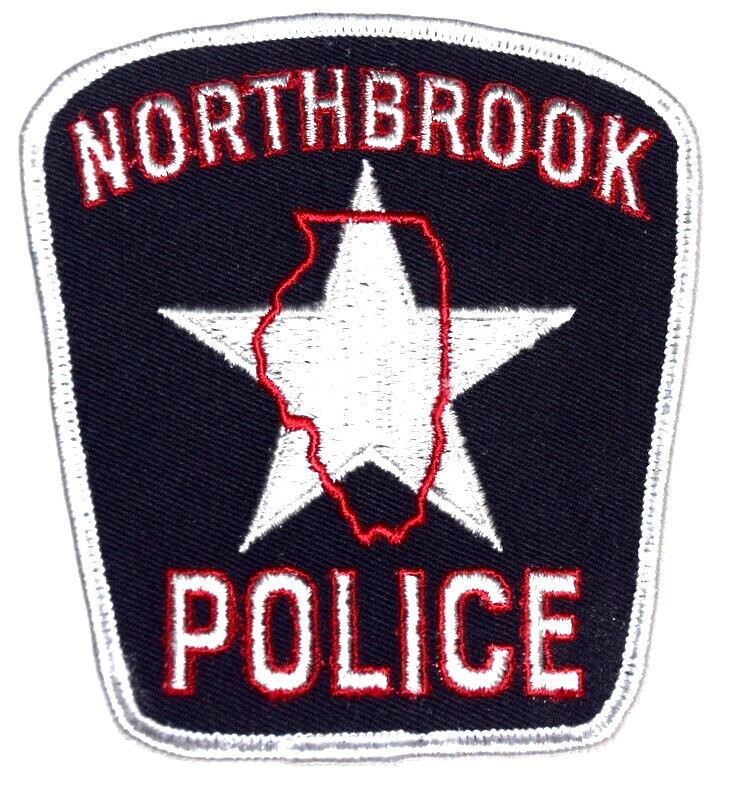 NORTHBROOK – POLICE - ILLINOIS IL Sheriff Police Patch VINTAGE OLD MESH