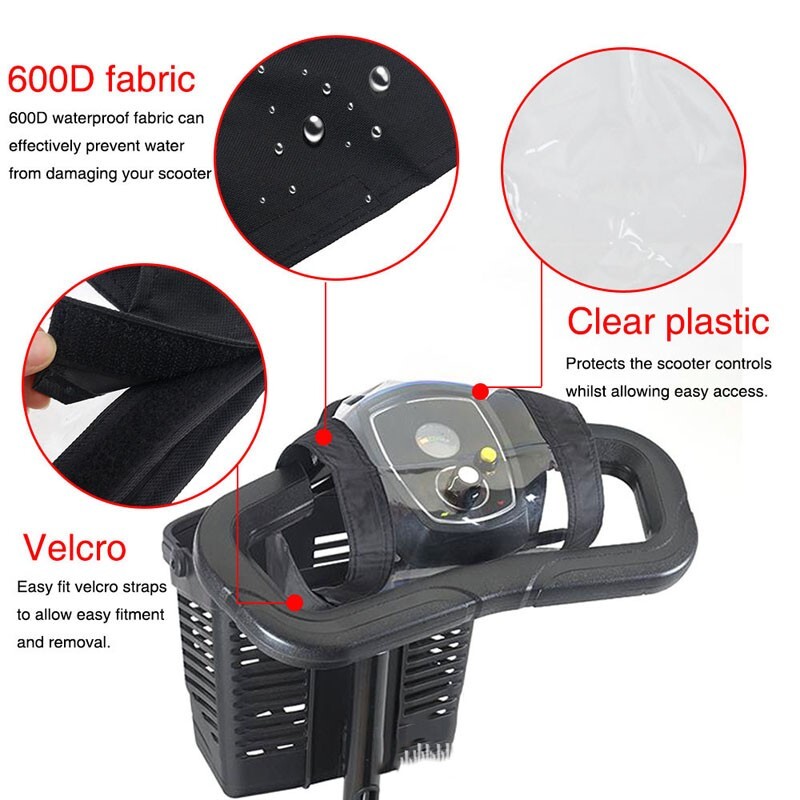 Mobility Scooter Control Panel Cover Rainproof Dustproof Accessories