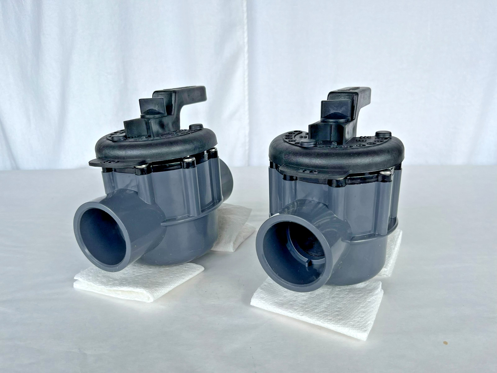 Genuine Pentair 263038 Two-Way PVC 1-1/2 inch Valves, SET OF TWO,  New