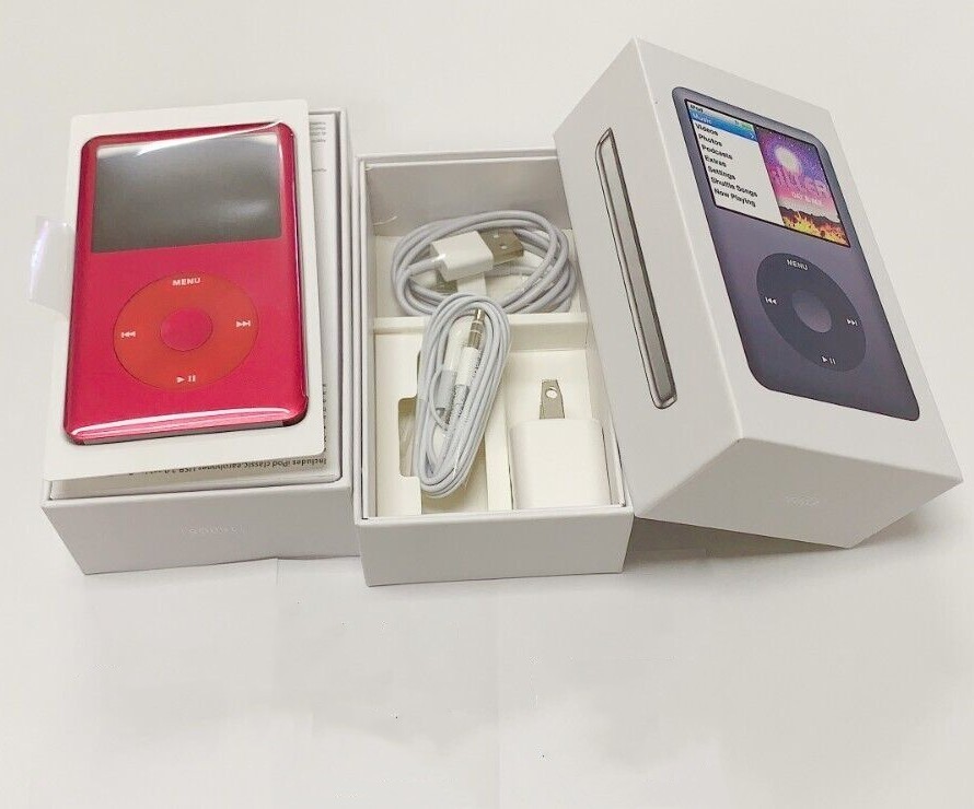 🍎🍎Brand New Apple iPod Classic 7th Red 512GB SSD MP3 Plyaer-Sealde Box