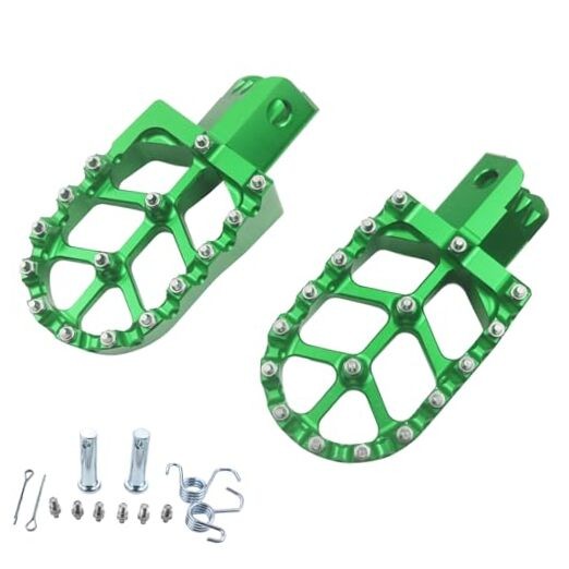 Motorcycle CNC aluminium Foot Pegs Rests Footpegs For CRF50 CRF70 CRF110 Green