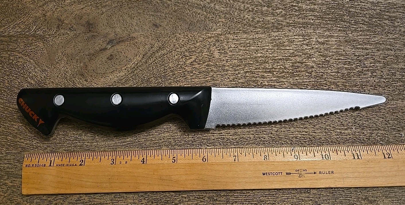 Child’s Play Chucky’s Knife Plastic Prop Blade 12”Horror Halloween Cosplay