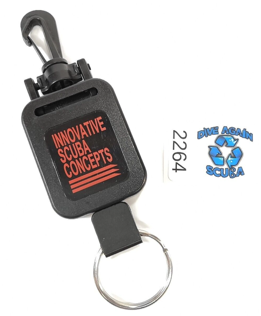 30" Innovative Scuba Concepts Retractor Dive Console Computer Retracter #2264