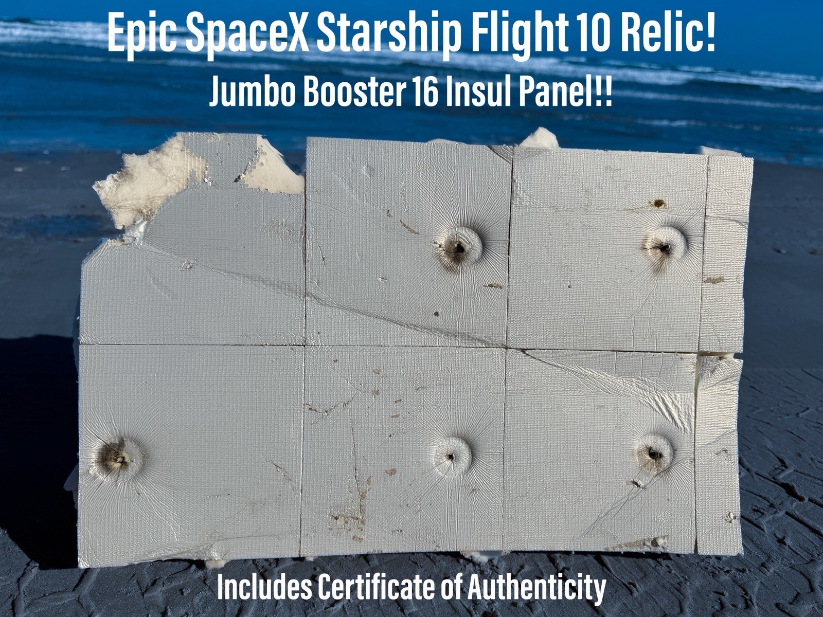 SpaceX Starship Flight 10 Super Heavy Booster 16 Relic Jumbo B16 Insul Panel