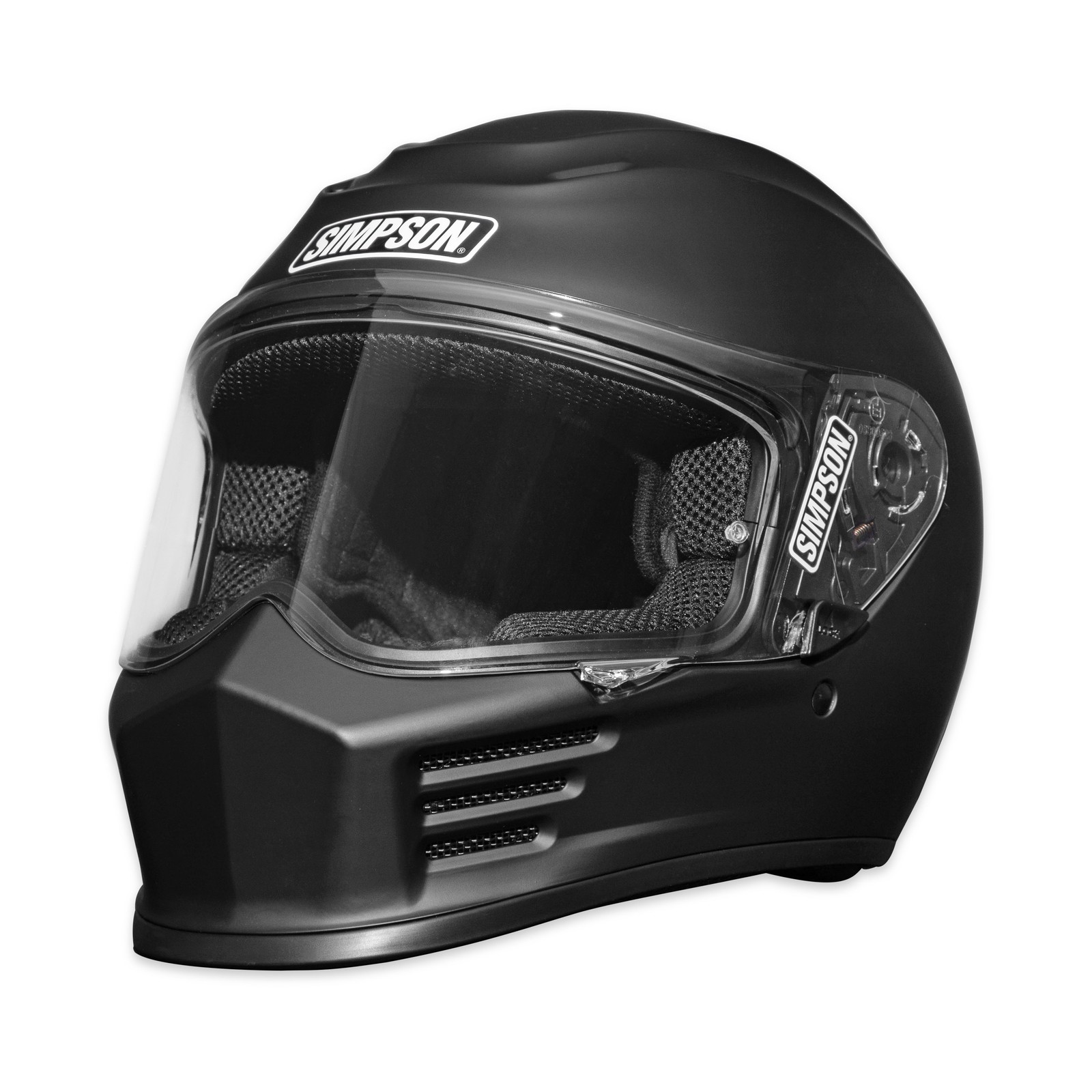 Simpson Motorcycle SPBM3 Speed Bandit Helmet Adult Medium Matte Black