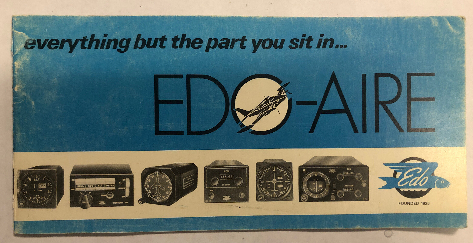 Edo-Aire 1974 Product Information Booklet