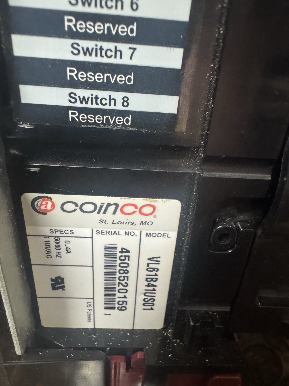 Coinco Vantage Bill Validator Acceptor for Vending Machines