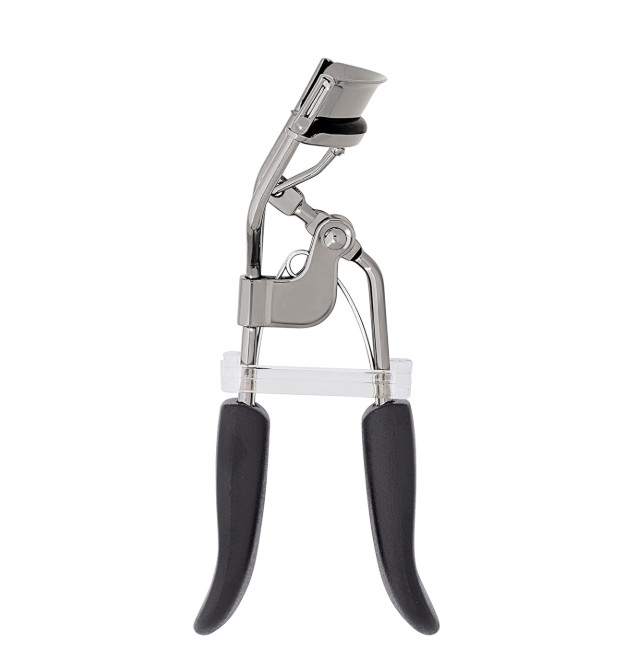 e.l.f. Pro Eyelash Curler Silver - Contoured with Replacement Pad