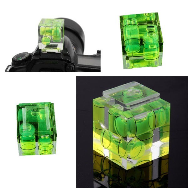 Multi-Dimensional Camera Levels Hot Shoe Plug-In 3D Camera Levels 29*25*25(mm)